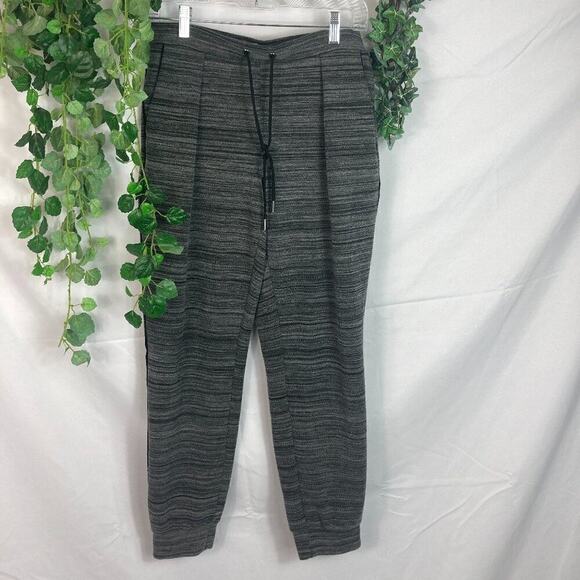H Halston Heather Grey Jogger Sweatpants S - Picture 1 of 5